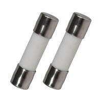 15A Ceramic Fast Acting Fuse 5mm x 20mm 2-Pack